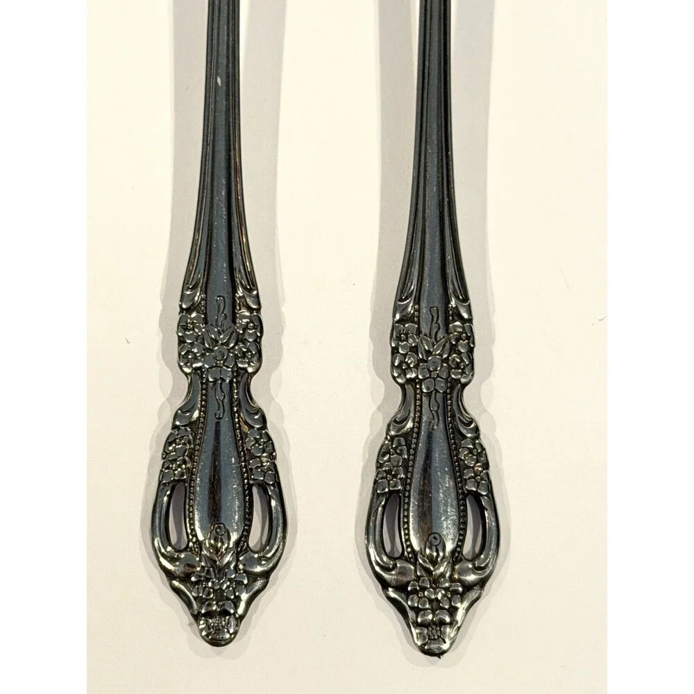 Set of 11 Oneida RAPHAEL Distinction Deluxe Stainless Seafood Cocktail Forks 6”